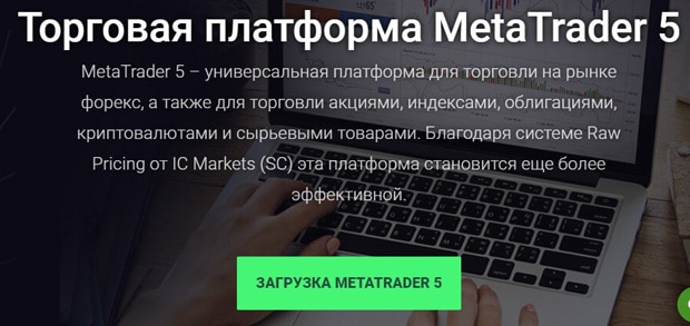 ИС Маркетс платформа MetaTrader 5