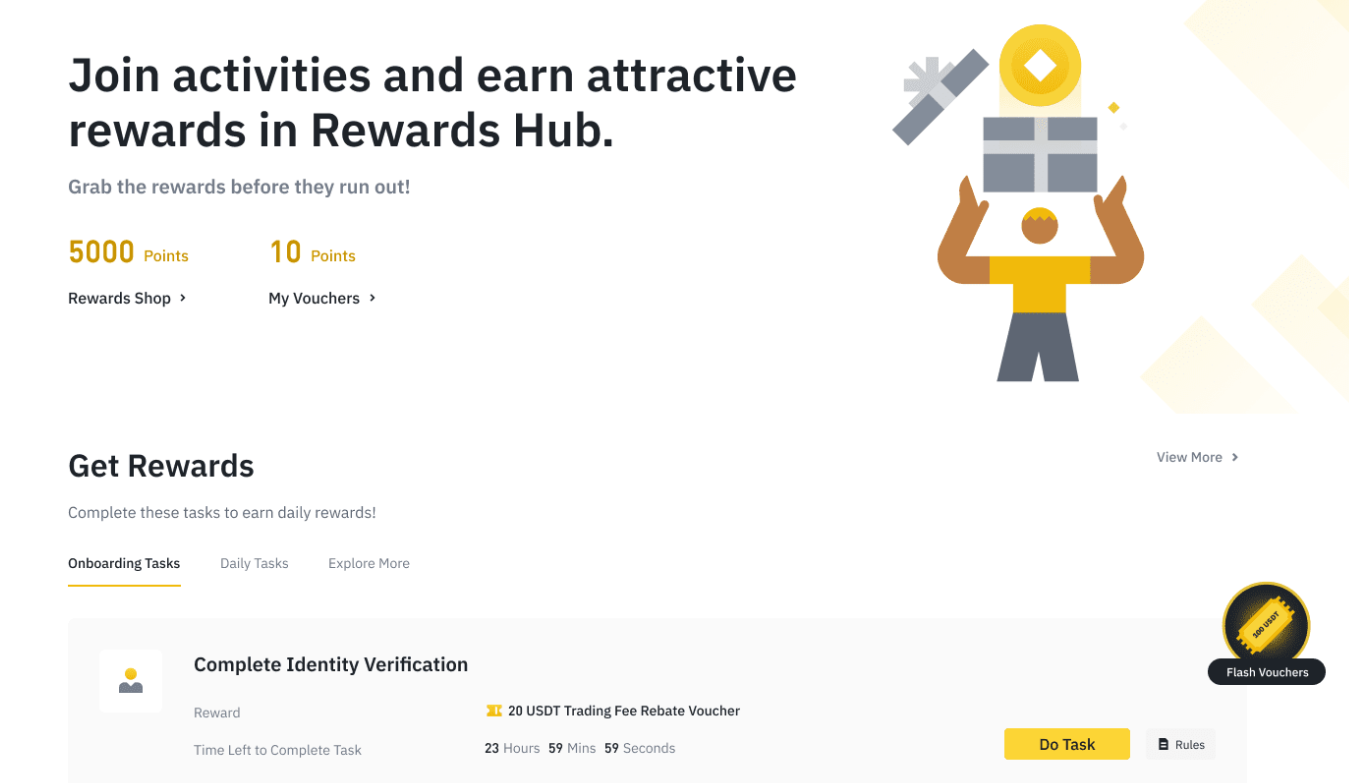 Бинанс Rewards Hub