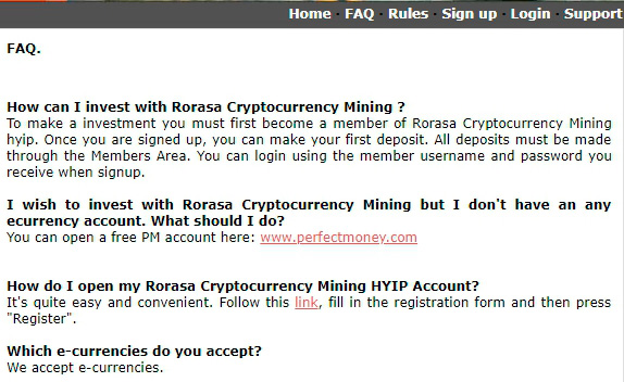 rorasa cryptocurrency mining