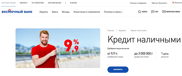 Кредит от vostbank.ru отзывы