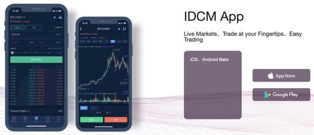 Мобильное приложение idcm.io