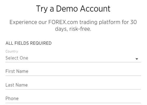 forex.com демо-счет