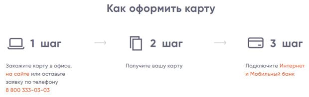 «Твой кэшбэк» оформление дебетовой карты