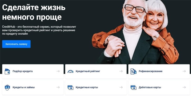 Credithub отзывы клиентов credithub.ru отзывы