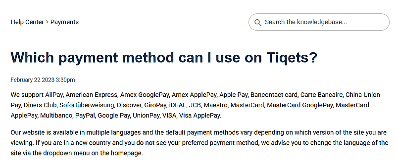 tiqets.com оплата заказа