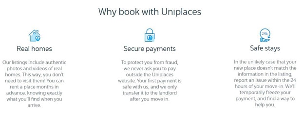 uniplaces.com отзывы клиентов