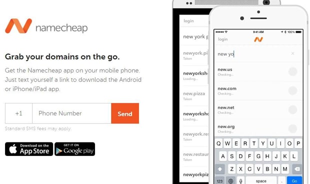 namecheap.com мобильное приложение