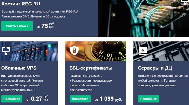 reg.ru услуги