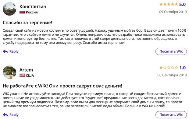 wix.com отзывы