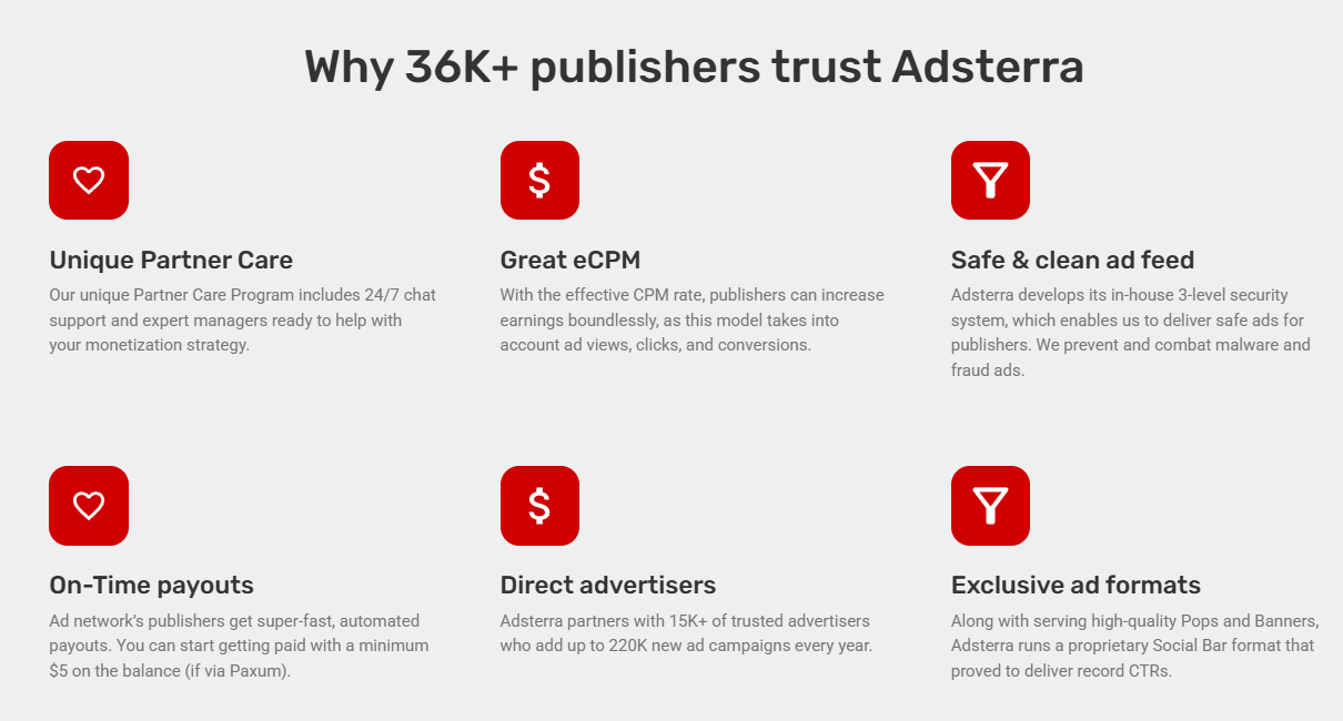 Adsterra преимущества для вебмастеров Адстерра вебмастеры