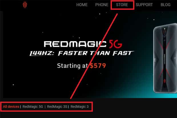 Redmagic найти телефон