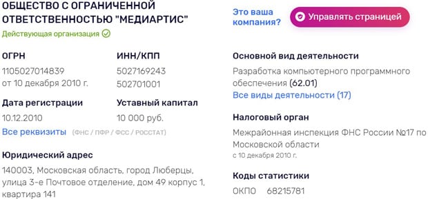 Айкьюша информация о компании