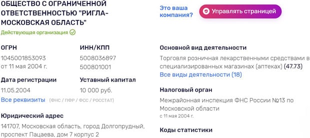 budzdorov.ru информация о компании