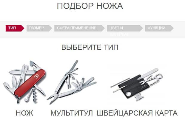 Victorinox подбор ножей