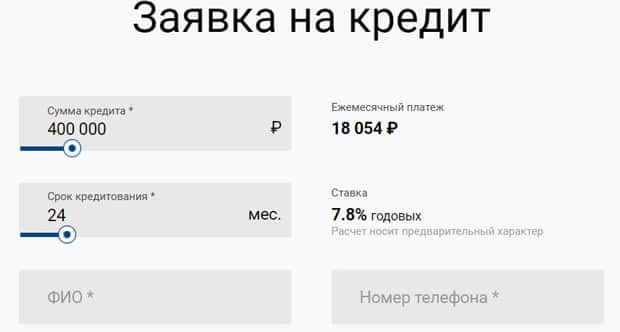 Metallinvestbank заявка на кредит