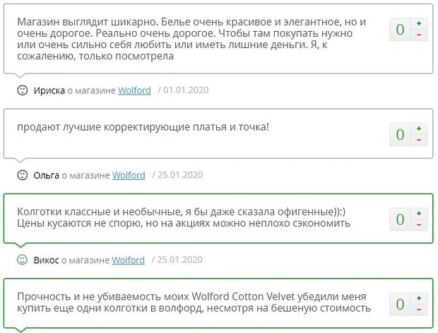 Wolford отзывы