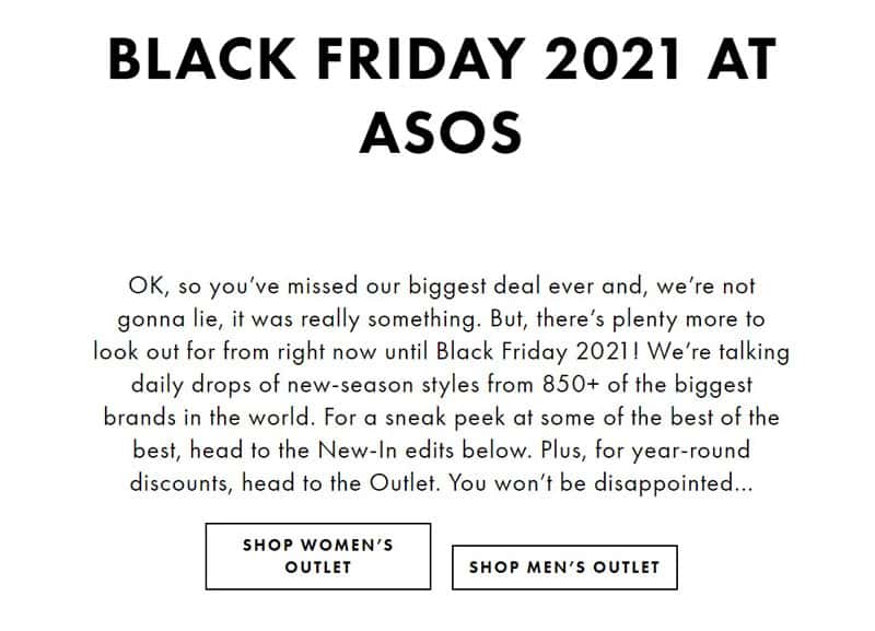 Asos Com Черная пятница