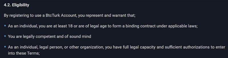 BtcTurk PRO.com возрастные ограничения