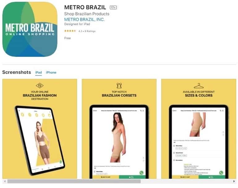 Metro Brazil мобильное приложение