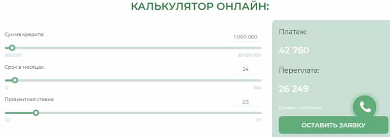 ipoteka-zalog77.ru онлайн-калькулятор