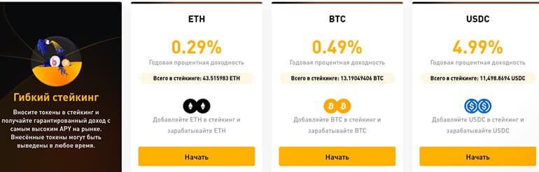 Гибкий стейкинг ByFi