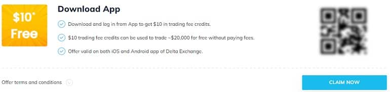 delta.exchange бонус за скачивание приложения