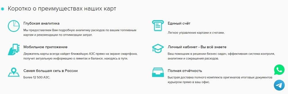 petrolplus.ru преимущества карт