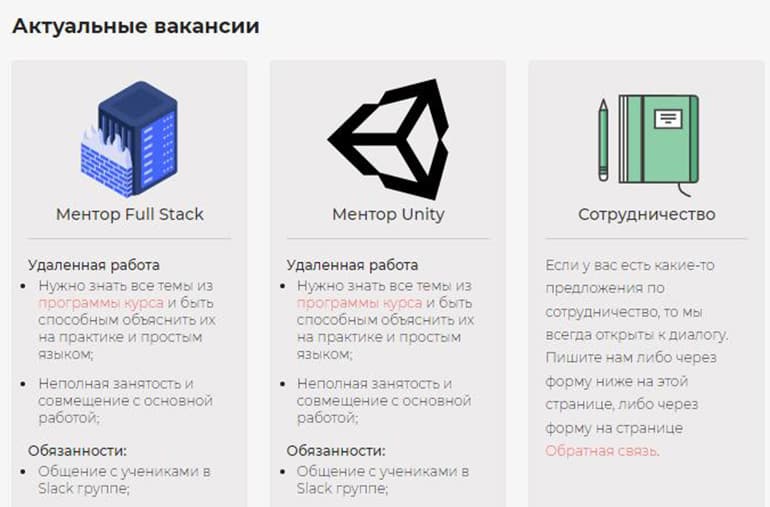 itproger.com актуальные вакансии