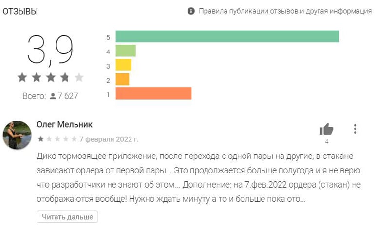 Poloniex отзывы о приложении