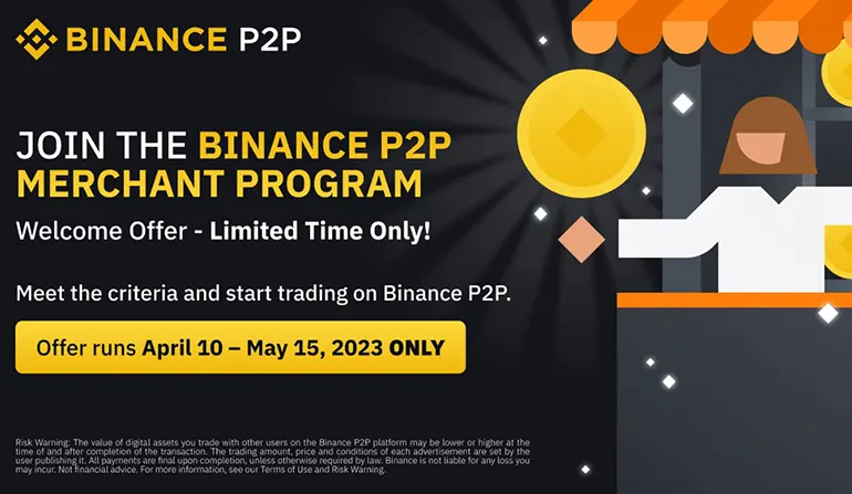 Акция для P2P-мерчантов от Binance