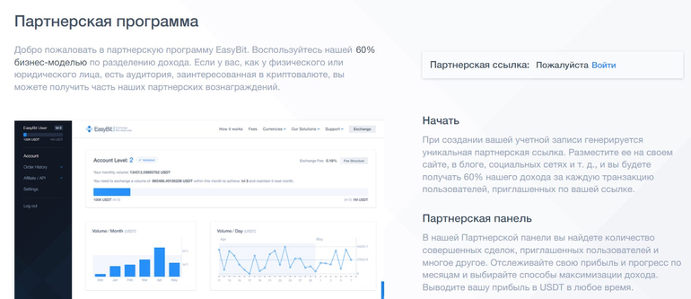 EasyBit партнерская программа сервиса