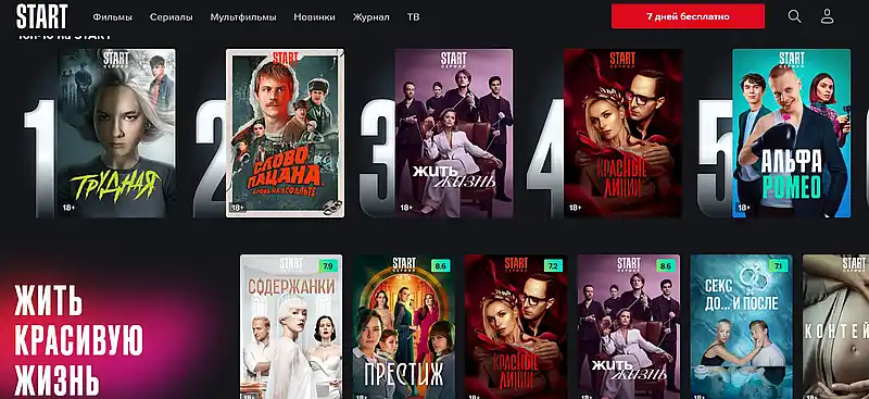 START фильмы и сериалы