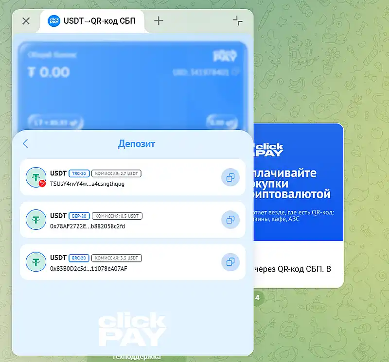 clickpay пополнение