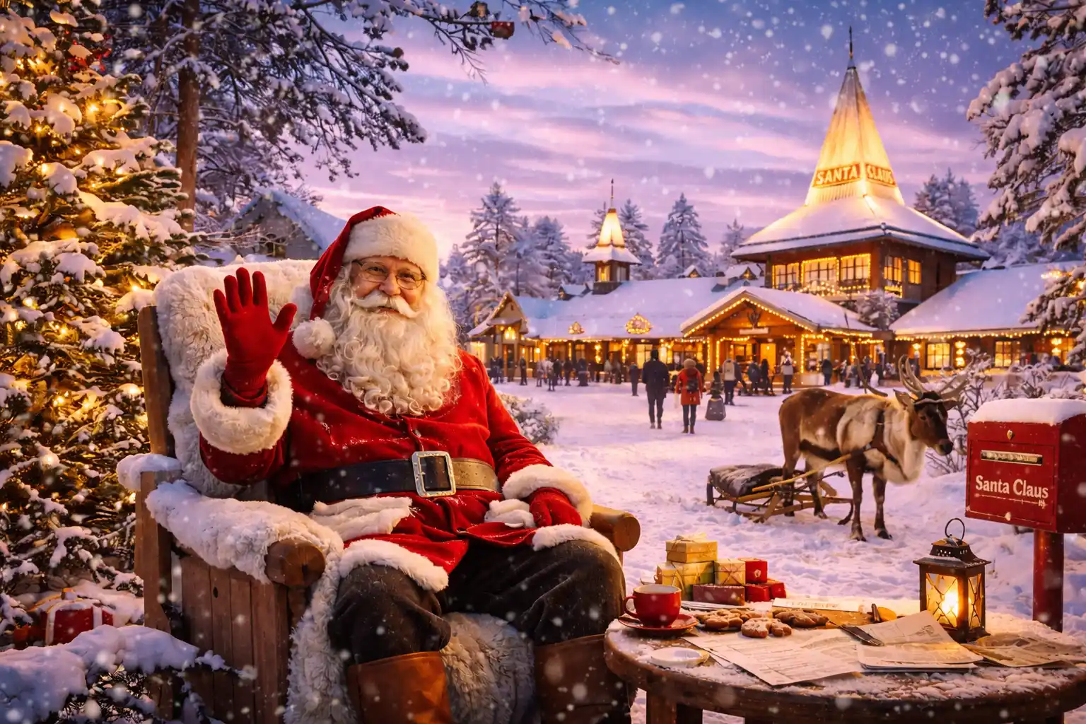 Поездка в резиденцию Йоулупукки Резиденция Йоулупукки