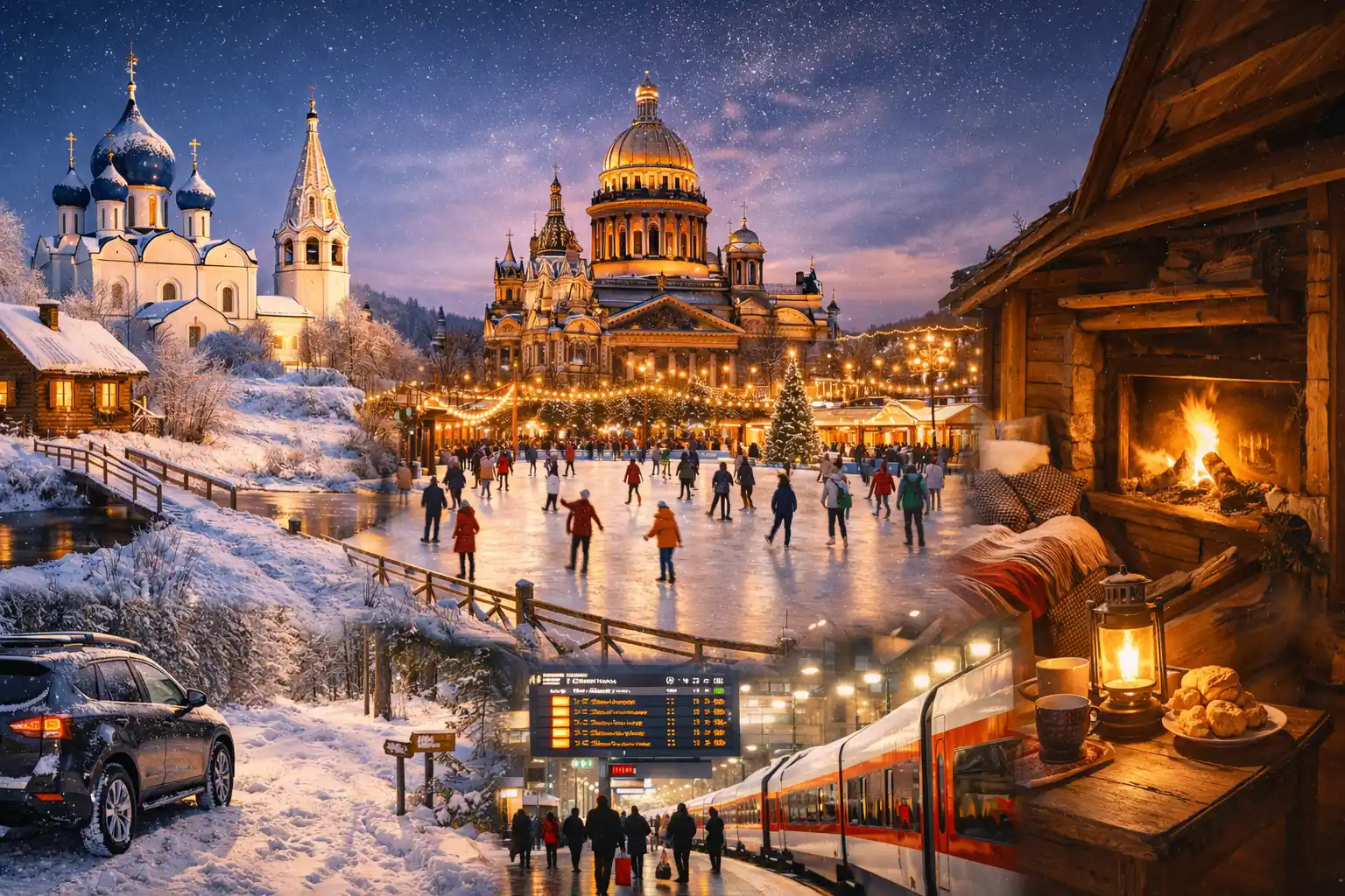 Уикенд по России зимой Путешествие зимой