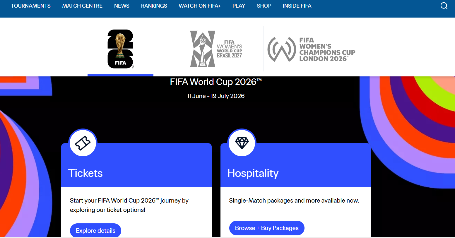 Официальный сайт fifa.com Сайт ФИФА