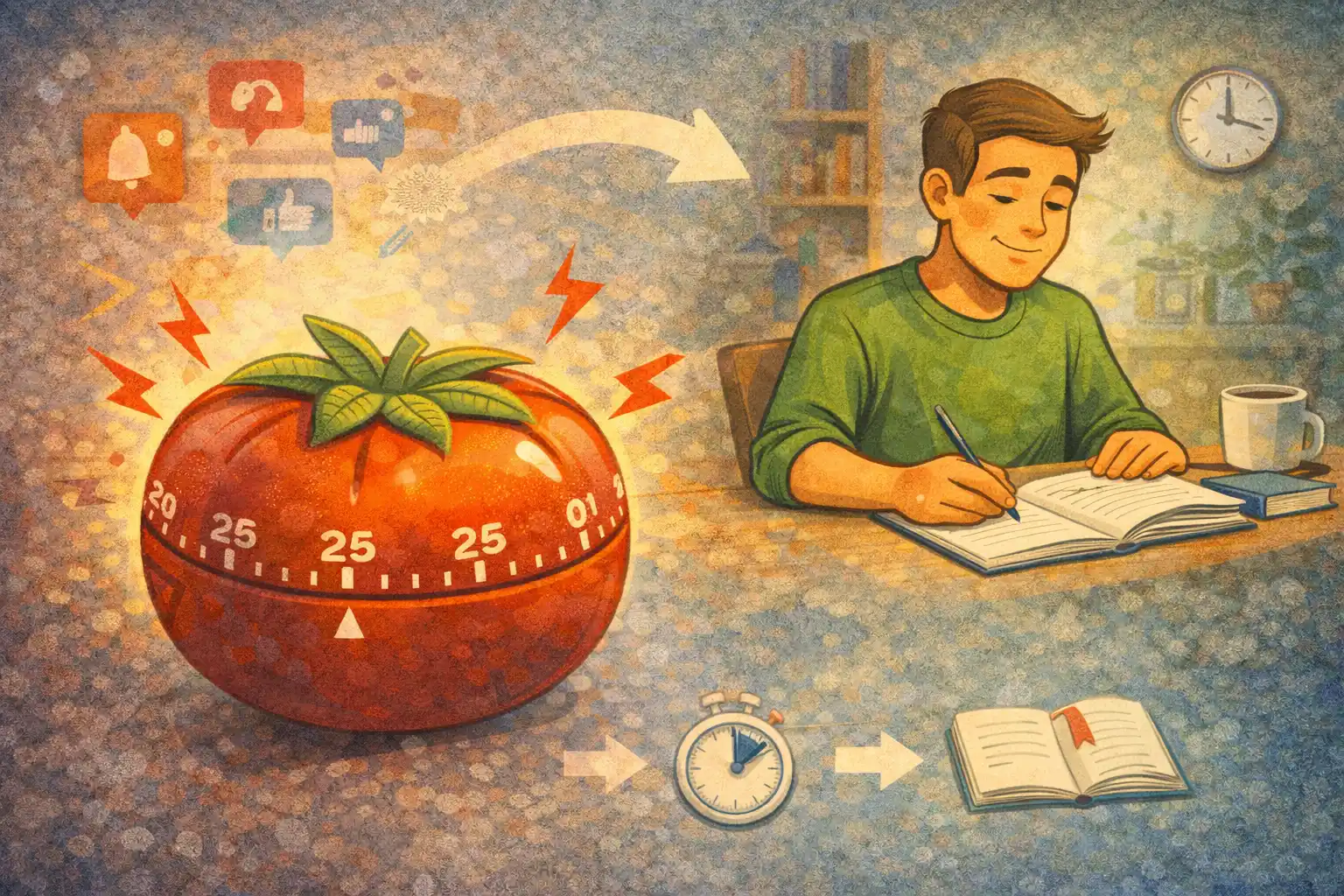 Техника Pomodoro для концентрации Техника Pomodoro