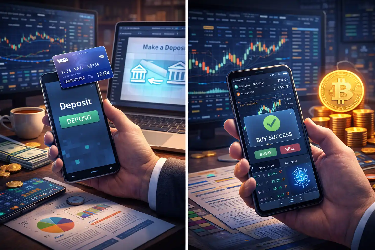 Как сделать первый депозит и купить криптовалюту Как сделать первый депозит