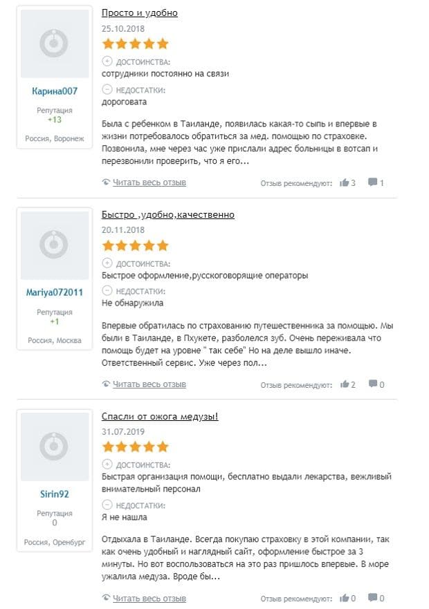 tripinsurance.ru отзывы о сервисе Tripinsurance отзывы