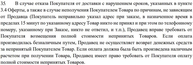 growfood.pro условия отказа от доставки Grow Food отказ от доставки