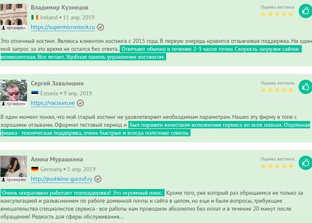 Спринтхост отзывы клиентов Sprinthost отзывы