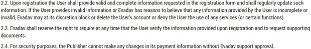 Евадав условия пользовательского соглашения evadav.com пользовательское соглашение
