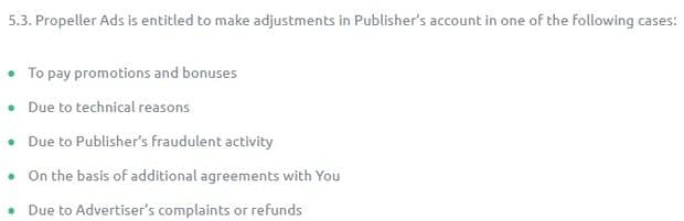 Пропеллер Адс условия для вебмастеров Propeller Ads условия для вебмастеров