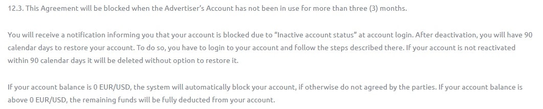 Propeller Ads правила сервиса propellerads.com правила