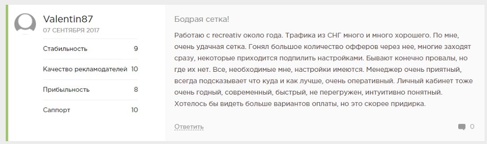 Recreativ отзывы о сервисе recreativ.com отзывы