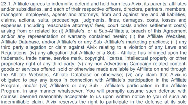 Айвикс условия компенсации убытков aivix.com компенсация убытков