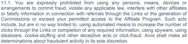 aivix.com ограничения сервиса AIVIX ограничения