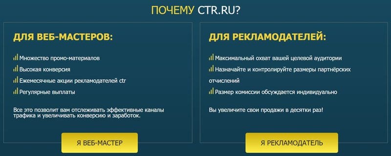 Преимущества CTR ctr.ru преимущества