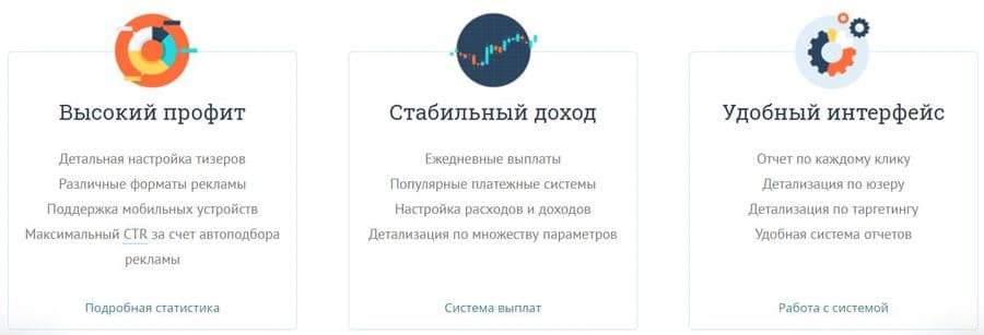 Тизербокс преимущества сети tizerbox.net преимущества