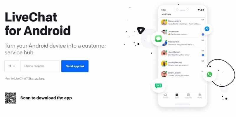 ЛайвЧат.ком мобильное приложение сервиса ЛайвЧат мобильное приложение